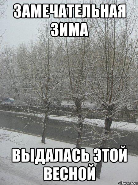 Мемы про весну