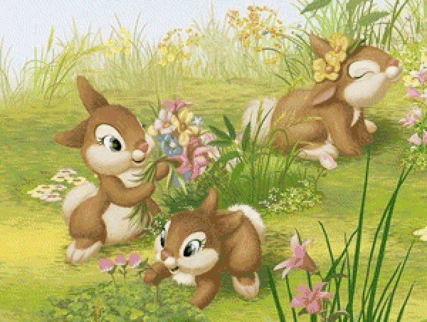 Белка и заяц