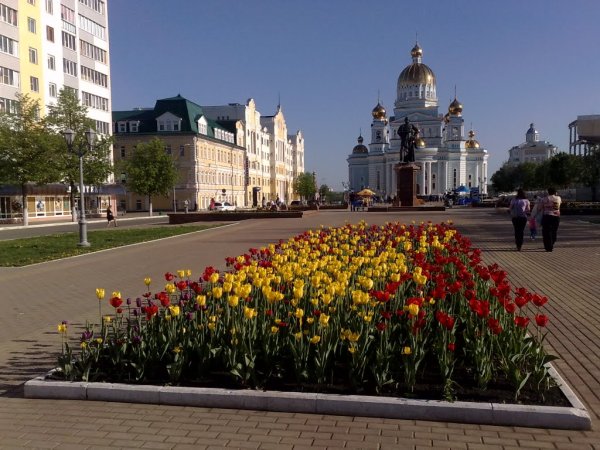 Центральная улица центр города Саранск