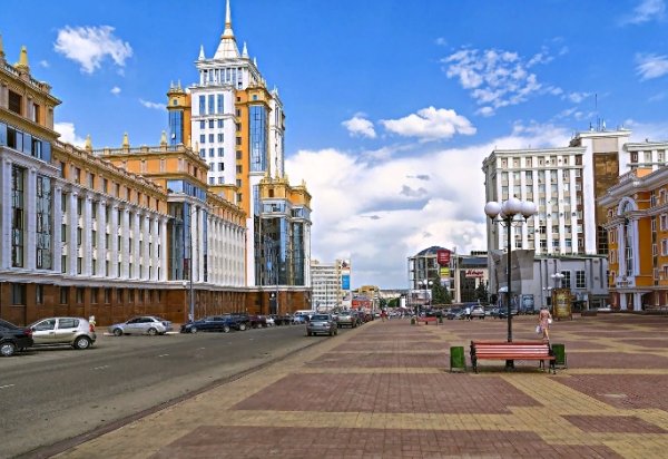 Набережная реки Инсар в Саранске