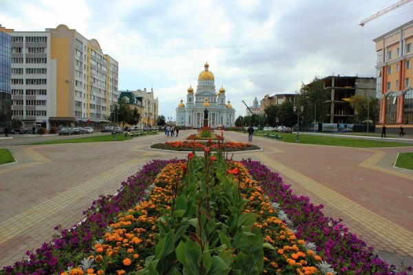 Мордовия Саранск ночью