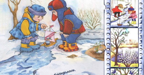 Папка передвижка Весна пришла