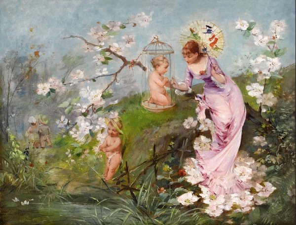 Художник Огюст-Эмиль Пинчарт.