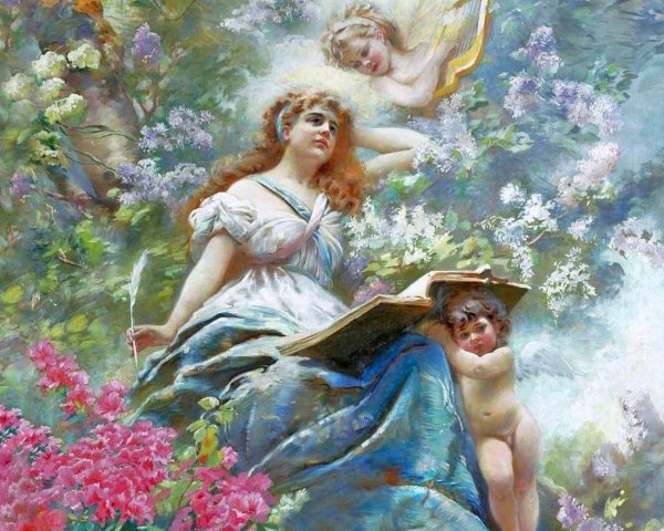 Константин Маковский Муза поэзии