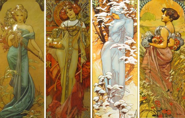 Альфонс Муха осень