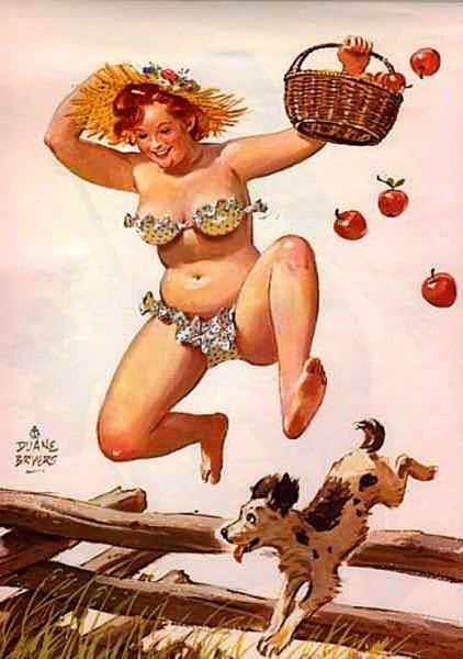 Художник Дуэйн Брайерс толстушка Хильда