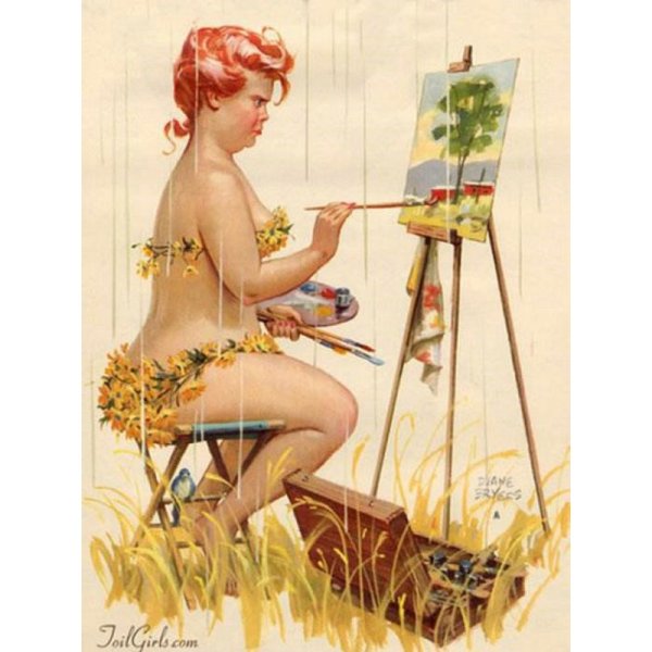 Художник-иллюстратор Vaughan Alden Bass пин-ап