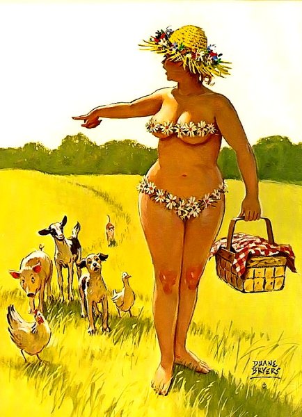 Рисунок пин ап купание