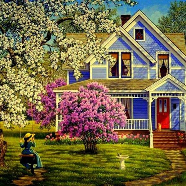 Домик в саду