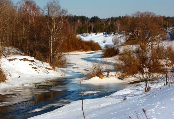 Воробьёв художник пейзажист зимние