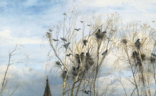 Весна Грачи прилетели картина