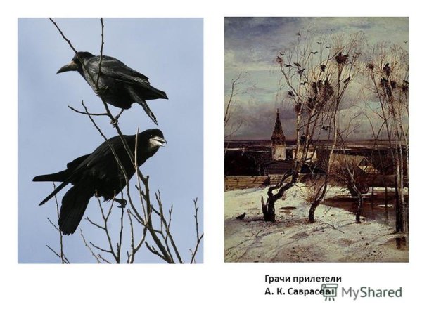 Алексей Кондратьевич Саврасов Грачи прилетели