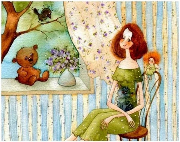 Иллюстратор Виктория Кирдий