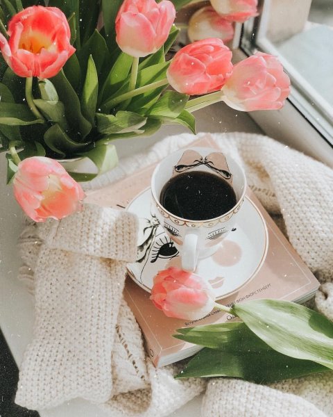 Кофе Весна цветы