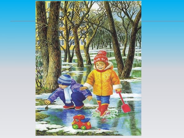 Весна рисунки дошкольников