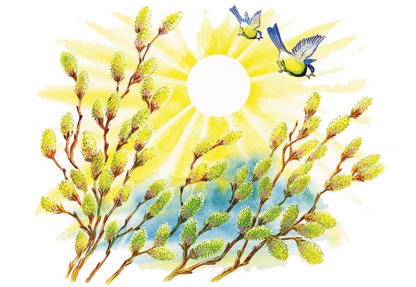 Иллюстрации с изображением весны