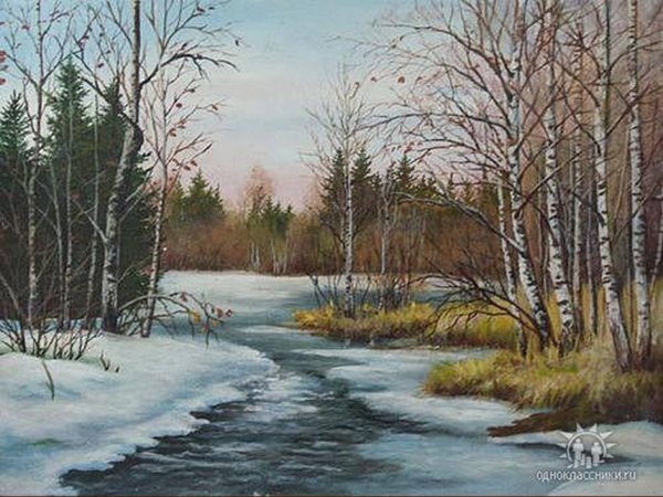 Весенние рисунки