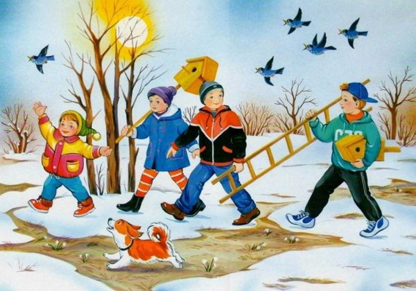 Репин весенние первоцветы