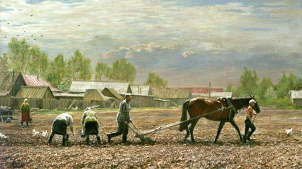 Сельское хозяйство на картинах художников 19 века