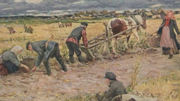 Крестьяне в поле 19 век