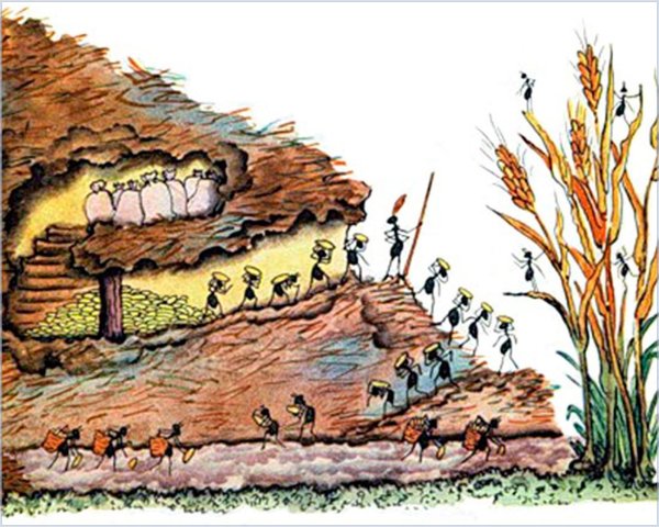 Муравейник мультяшный