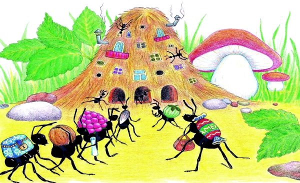 Муравей листорез матка