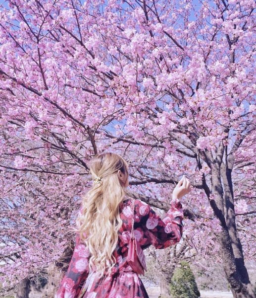 Девушка с цветами