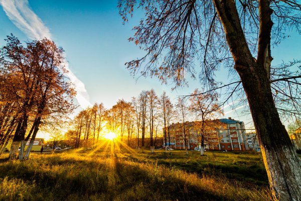 Солнечный день в городе