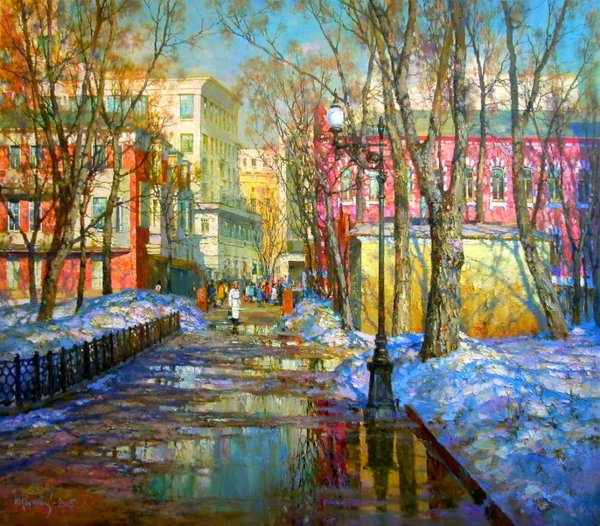 Весенний город