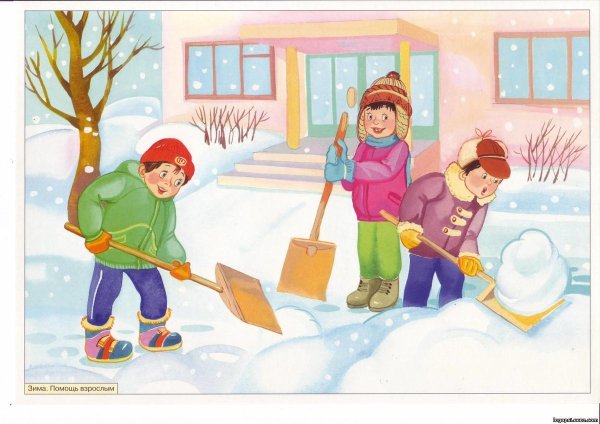 Труд людей летом