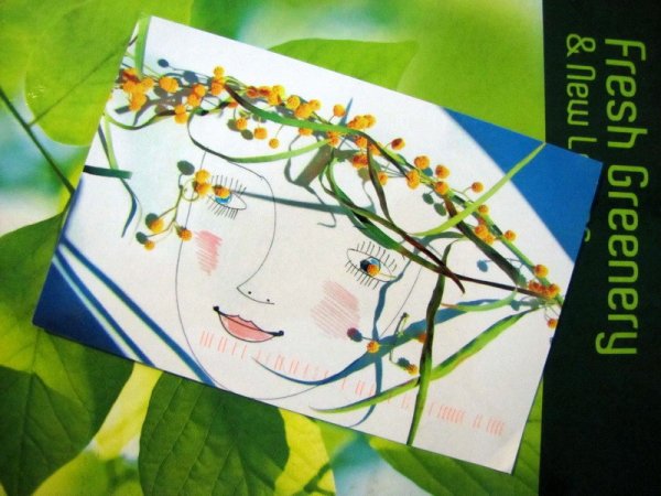 Открытка послание весне