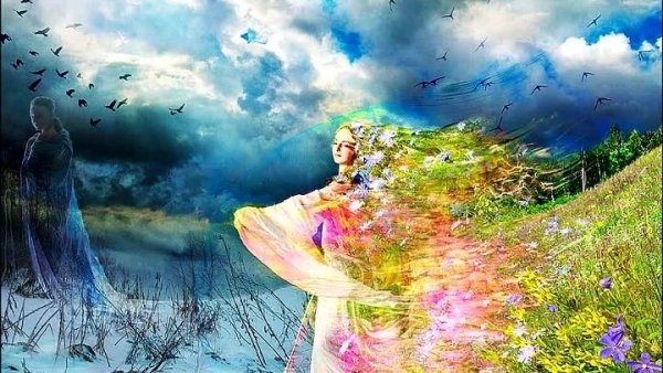 Александр Угланов картина Берегиня