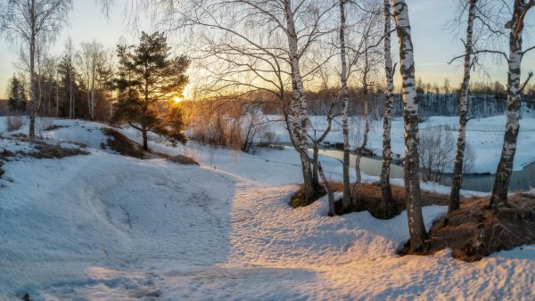 Красивые пейзажи ранней весны