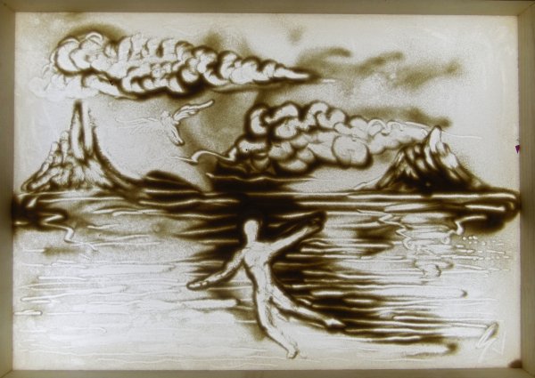 Сердце на берегу моря