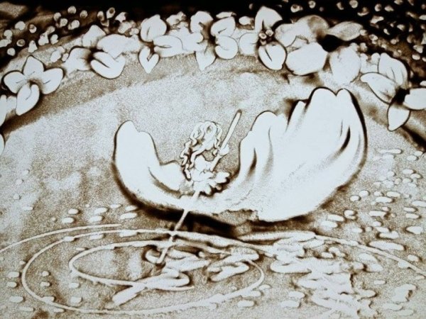 Песок живопись