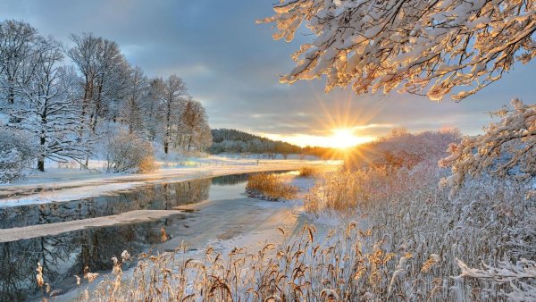Весеннее солнце в городе