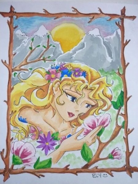 Рисунок на тему Весна