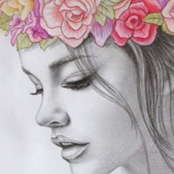 Девушка дерево рисунок