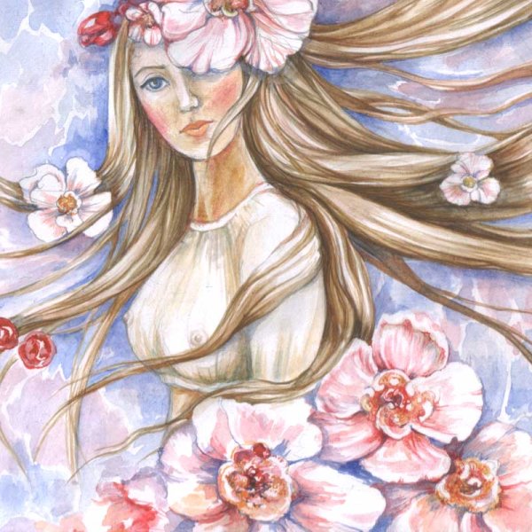 Раскраска. Весна