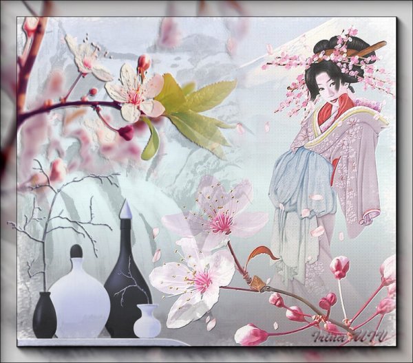 Хокку про гейшу и сакуру