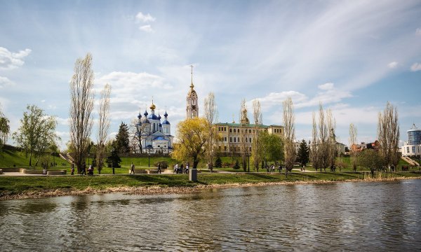 Набережная Тамбова днем