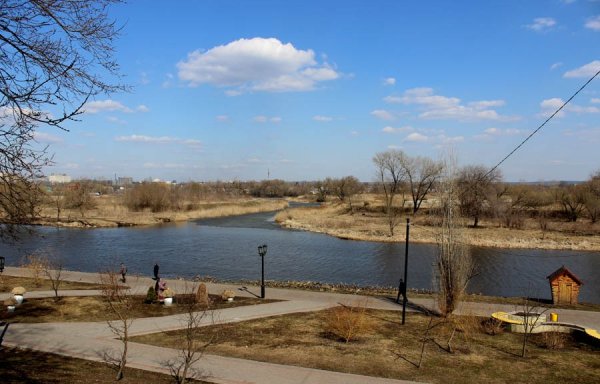 Тамбов набережная Весна