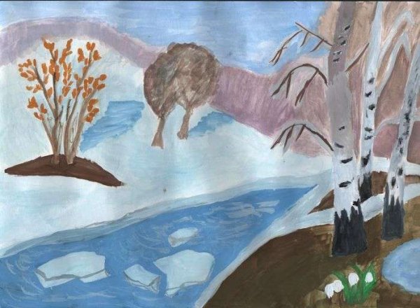 Весеннее Пробуждение рисунок