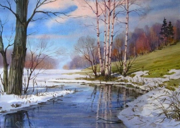 Весна рисунок