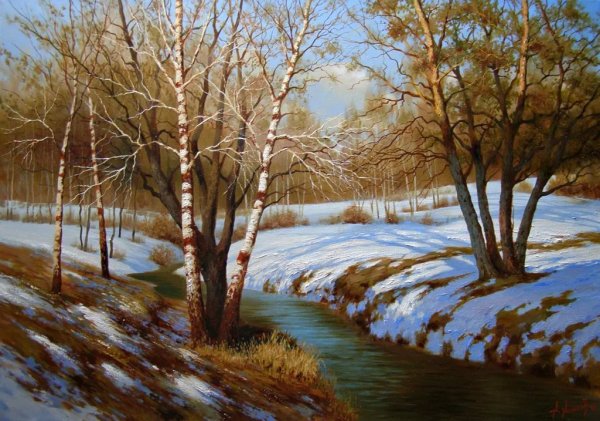 Рисунок на тему Пробуждение природы