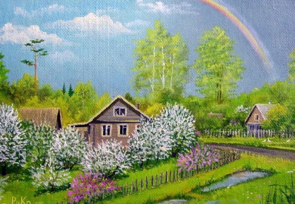 Англия Девоншир Весна