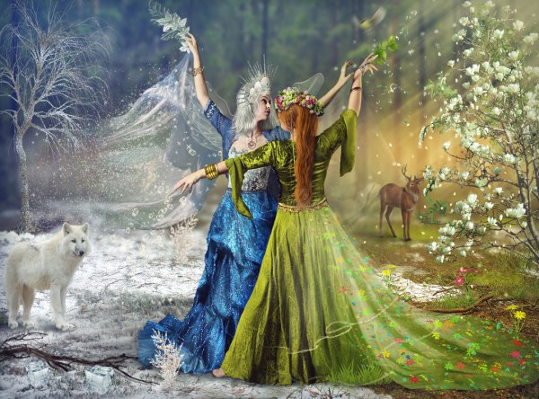 Встреча зимы и весны