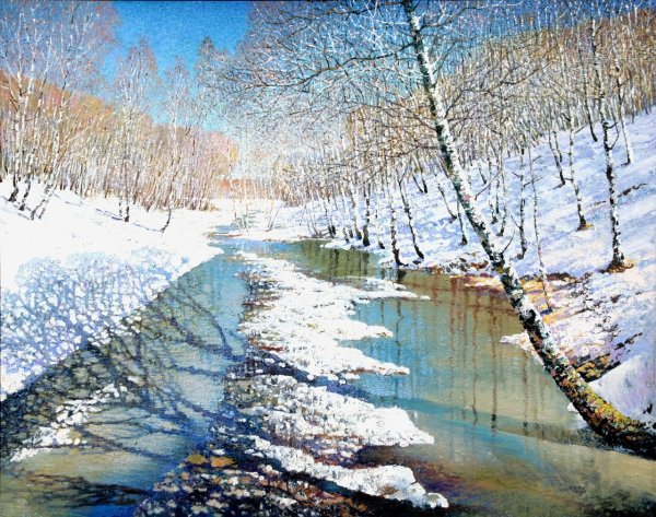 Береза ранней весной