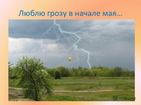 День весенней грозы