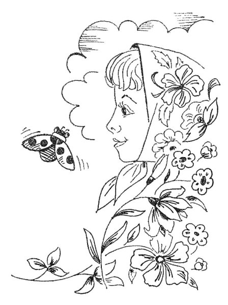 Раскраска Весна для детей